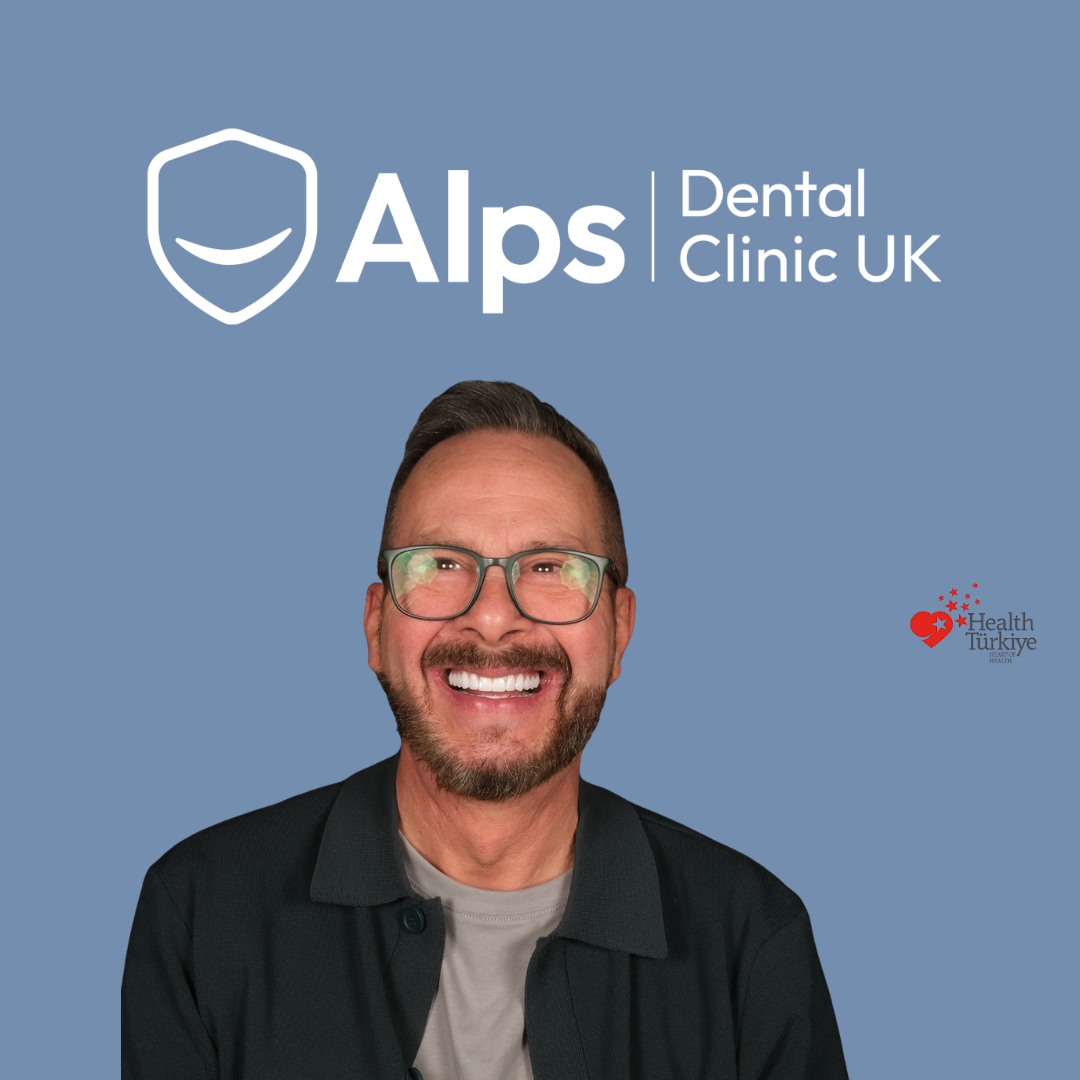 All on 4 dental implants in Turkey showing full arch fixed teeth restoration in Antalya clinic